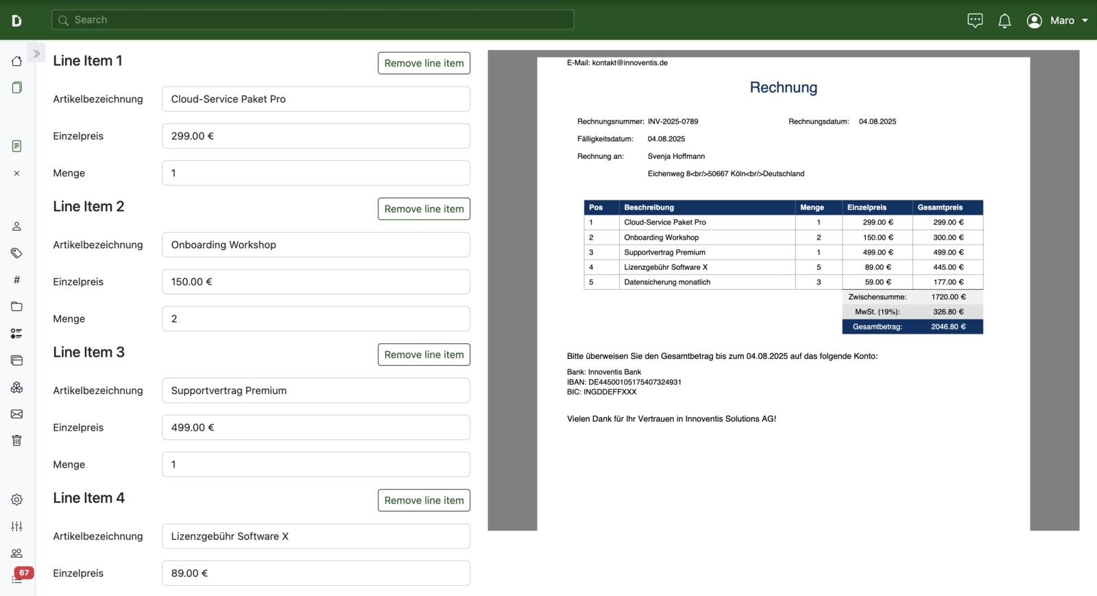 Datenmigration Schritt 8